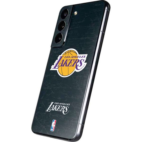 NBA Los Angeles Lakers Black Primary Logo Galaxy S22 Skin